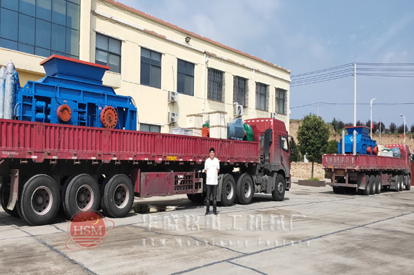 液壓對輥破碎機